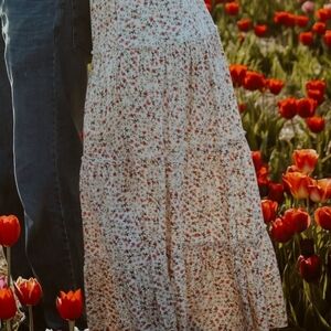 Floral Maxi Skirt - Multicolor